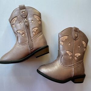 Cat & Jack Kids Boots in Metallic Pink